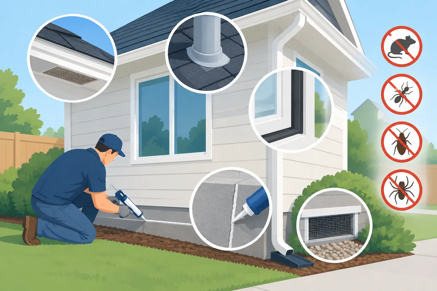 How to Seal Pest Entryways Around Your Home How to Seal Pest Entryways Around Your Home